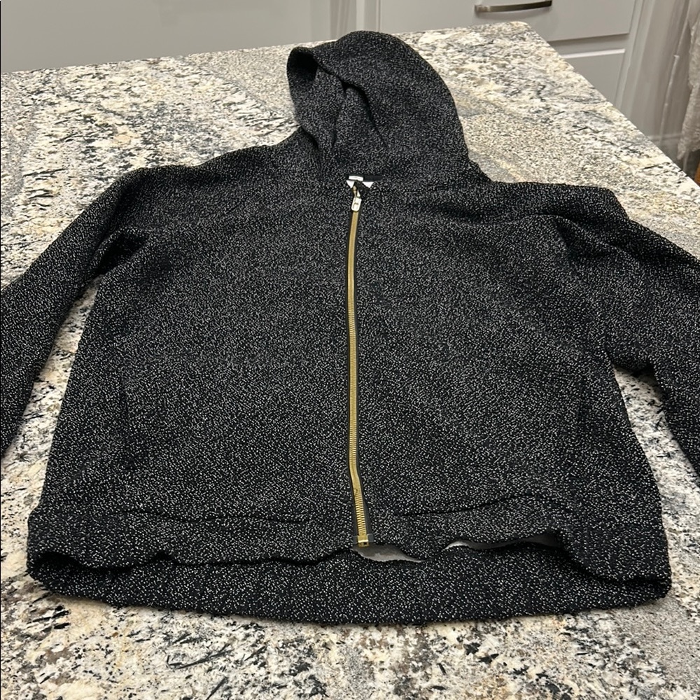 Lululemon Athletica Black Jacket with Gold Zipper